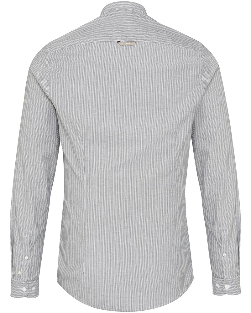 Stehkragenhemd Slim Fit, pure