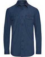 Jeanshemd mit Brusttaschen, HIGHMOOR