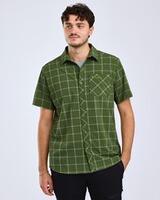 Half-sleeved shirt outdoor green, pine, Pinewood