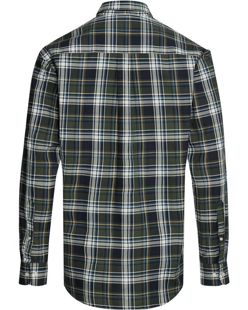 Chemise HM à carreaux noirs et verts, Highmoor
