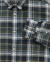 Chemise HM à carreaux noirs et verts, Highmoor