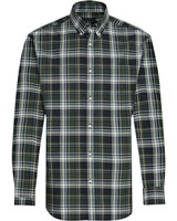 Chemise HM à carreaux noirs et verts, Highmoor