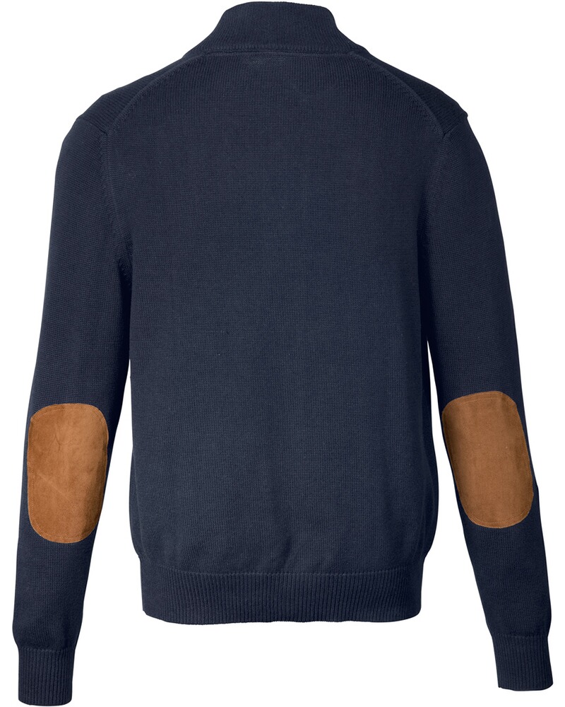 Cardigan with leather details, Highmoor