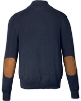 Cardigan with leather details, Highmoor