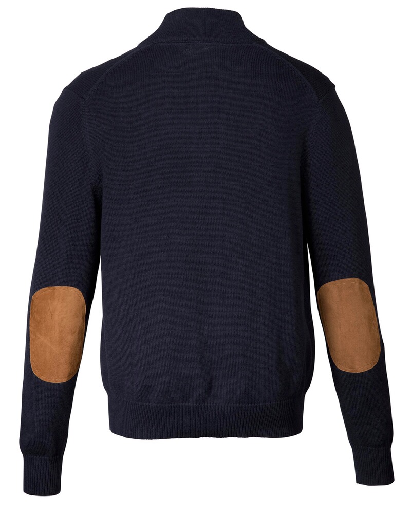 Cardigan with leather details, Highmoor