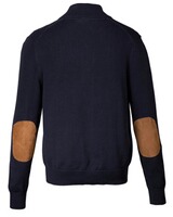 Cardigan with leather details, Highmoor