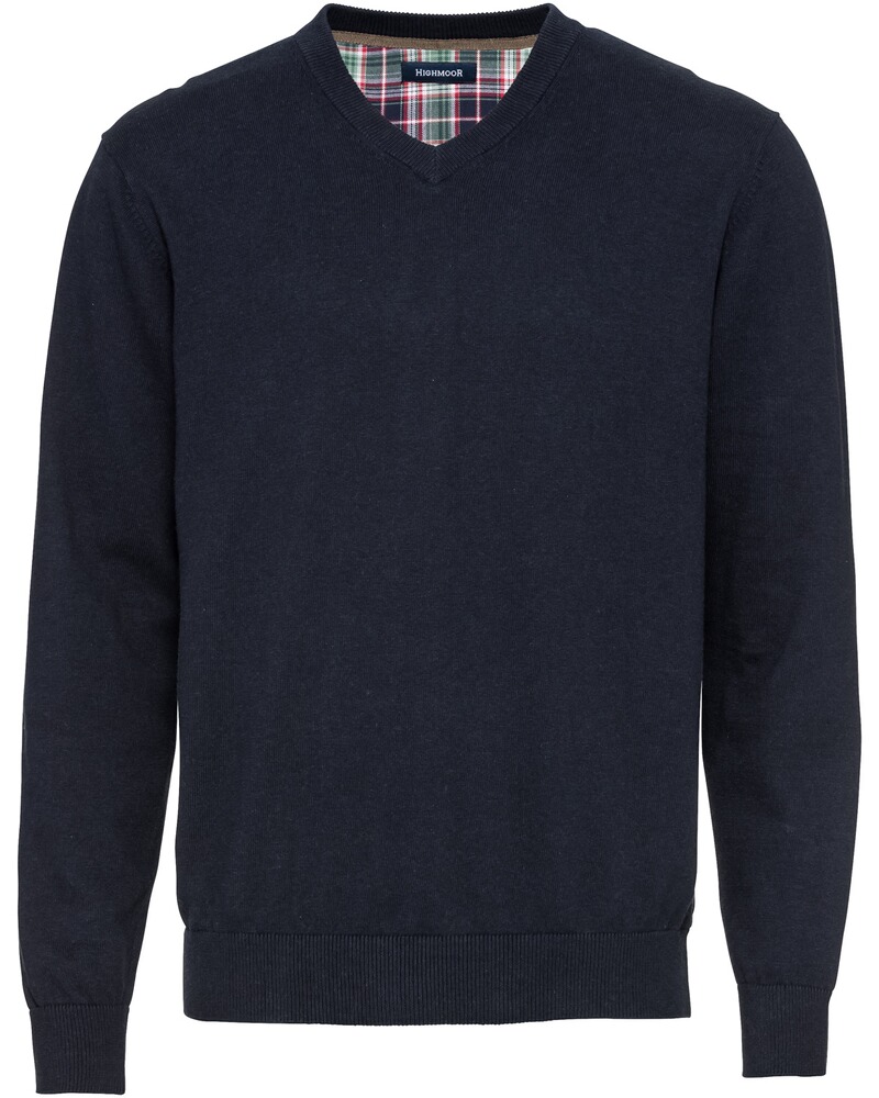 Set: V-Pullover & Karohemd, Highmoor