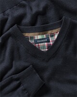 Set: V-Pullover & Karohemd, Highmoor