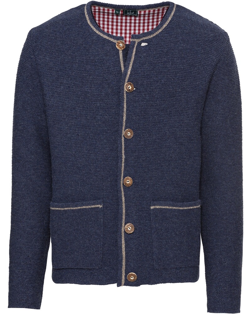 Links-Links-Strickjacke