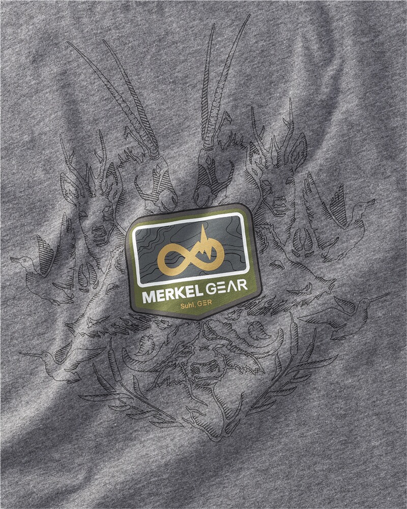 T-Shirt WorldWideHunting, Merkel Gear