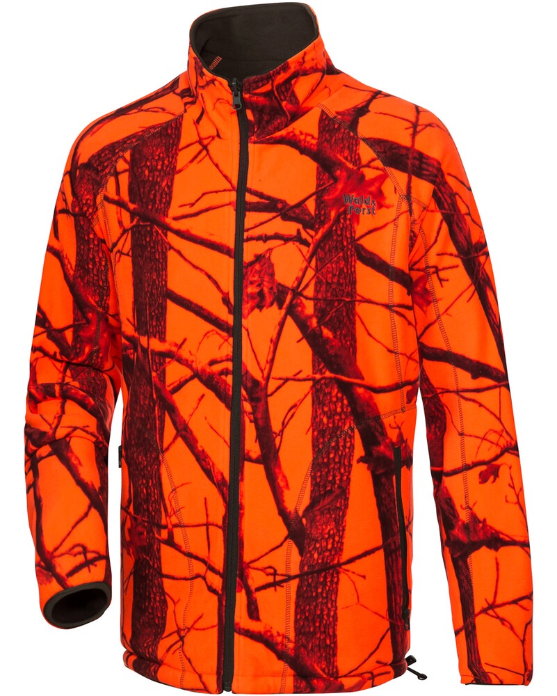Wende-Signalfleecejacke, Wald & Forst