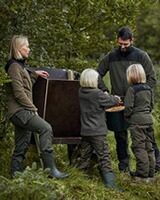 Kinder Fleecejacke Chasse, Deerhunter