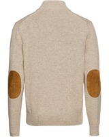Cardigan with leather details, Highmoor