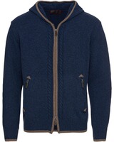 Kapuzenstrickjacke mit Zopfmuster, REITMAYER