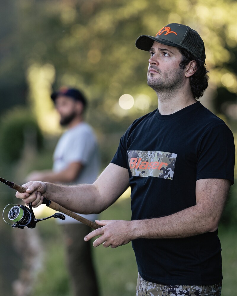 T-Shirt HunTec mit Logo, Blaser Outfits