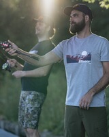 T-Shirt Allgäu Mountain Print, Blaser Outfits