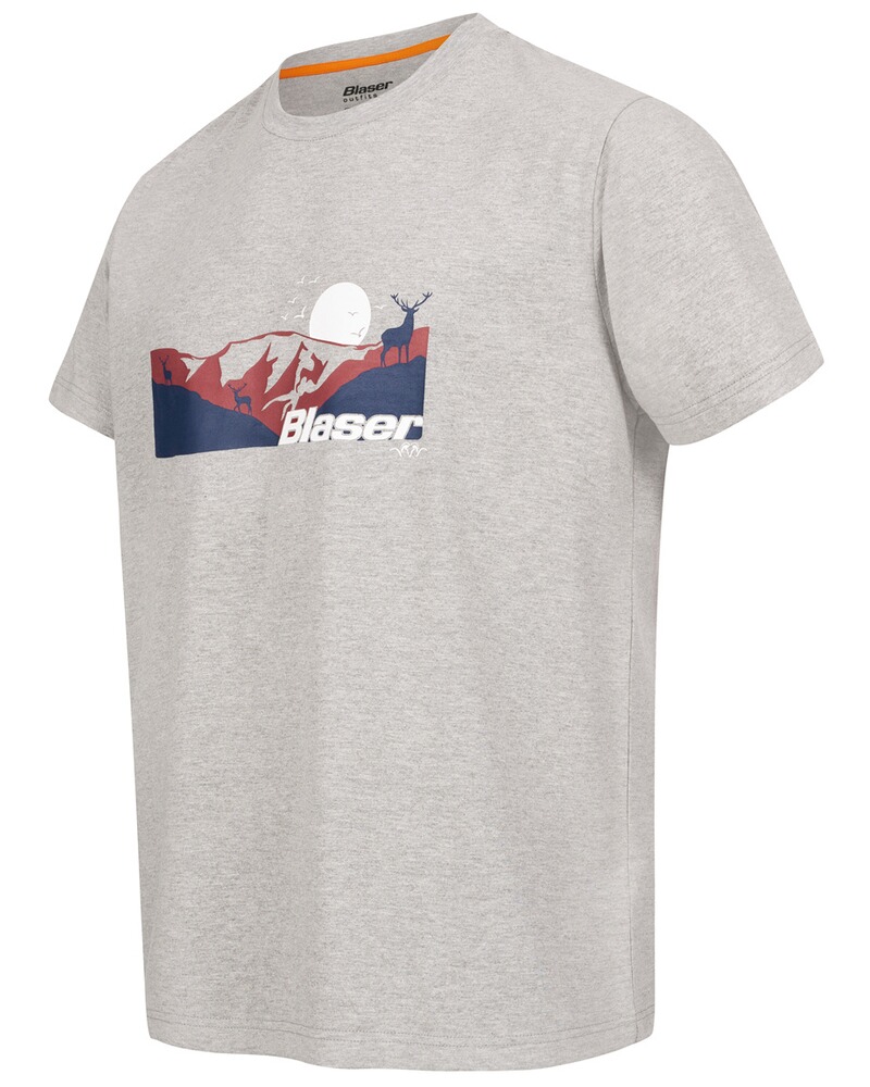 T-Shirt Allgäu Mountain Print, Blaser Outfits