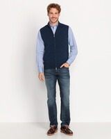 Weste mit Zipper, HIGHMOOR