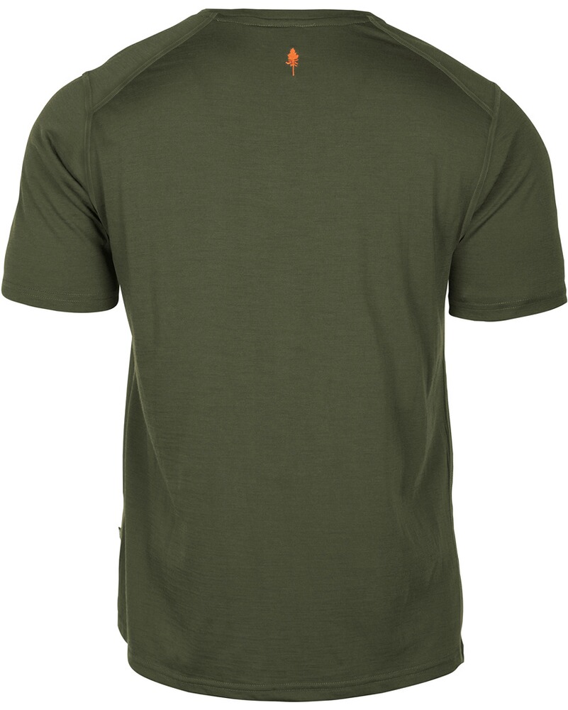 T-Shirt Abisko Merino Wool, Pinewood