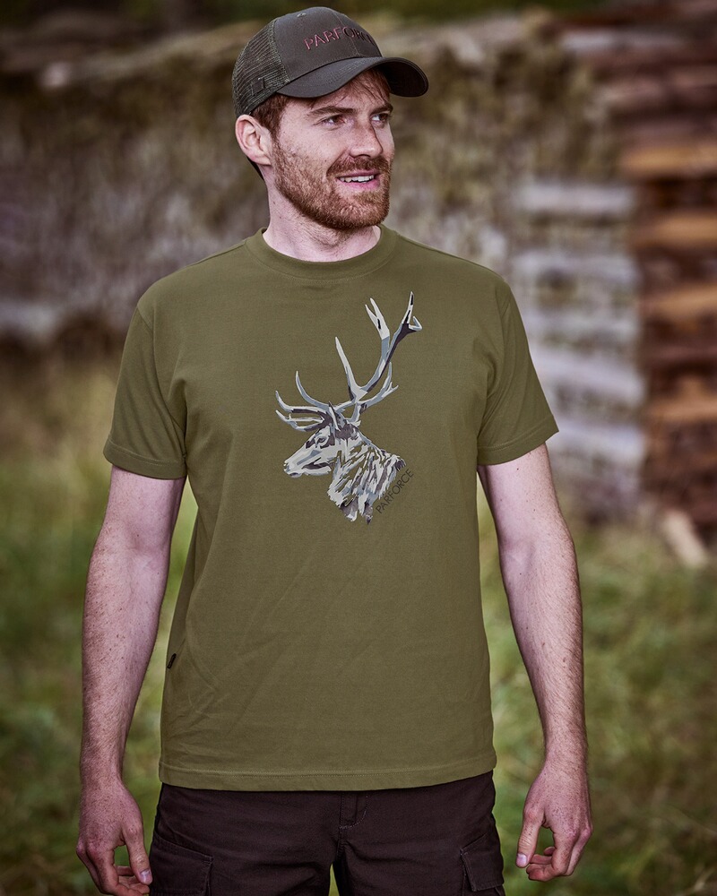 T-Shirt Hirsch, Parforce