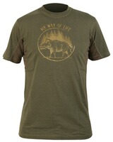 T-Shirt Branded Wild Boar, Hart