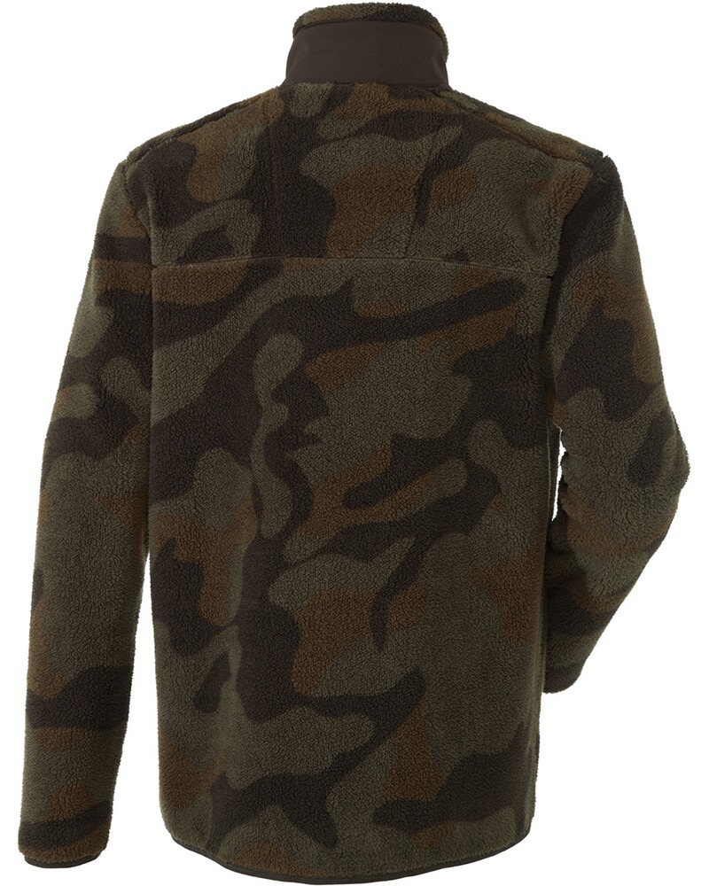 Pilefleecejacke Camo, Wald & Forst