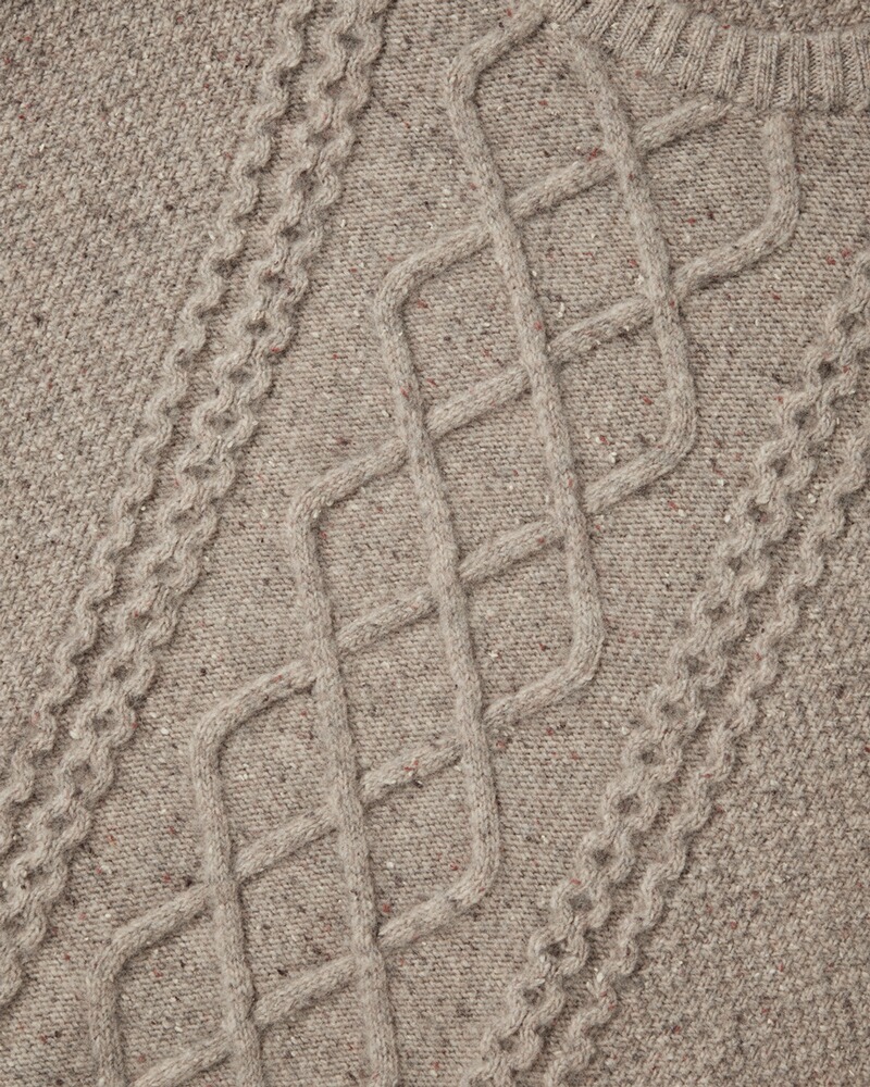 Tweed-Aran-Pullover, REITMAYER