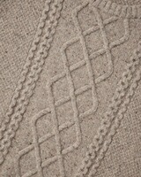 Tweed-Aran-Pullover, REITMAYER