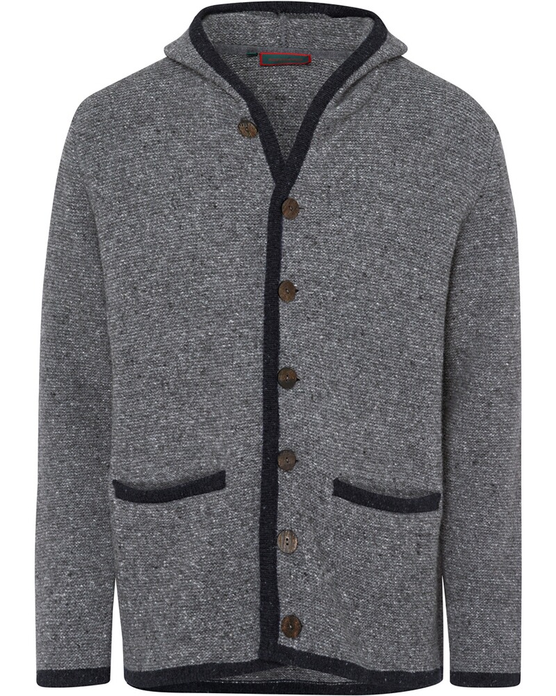 Strickjacke mit Kapuze