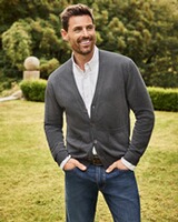 Cardigan mit V-Ausschnitt, HIGHMOOR