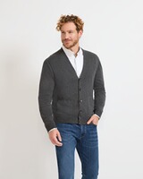 Cardigan mit V-Ausschnitt, HIGHMOOR
