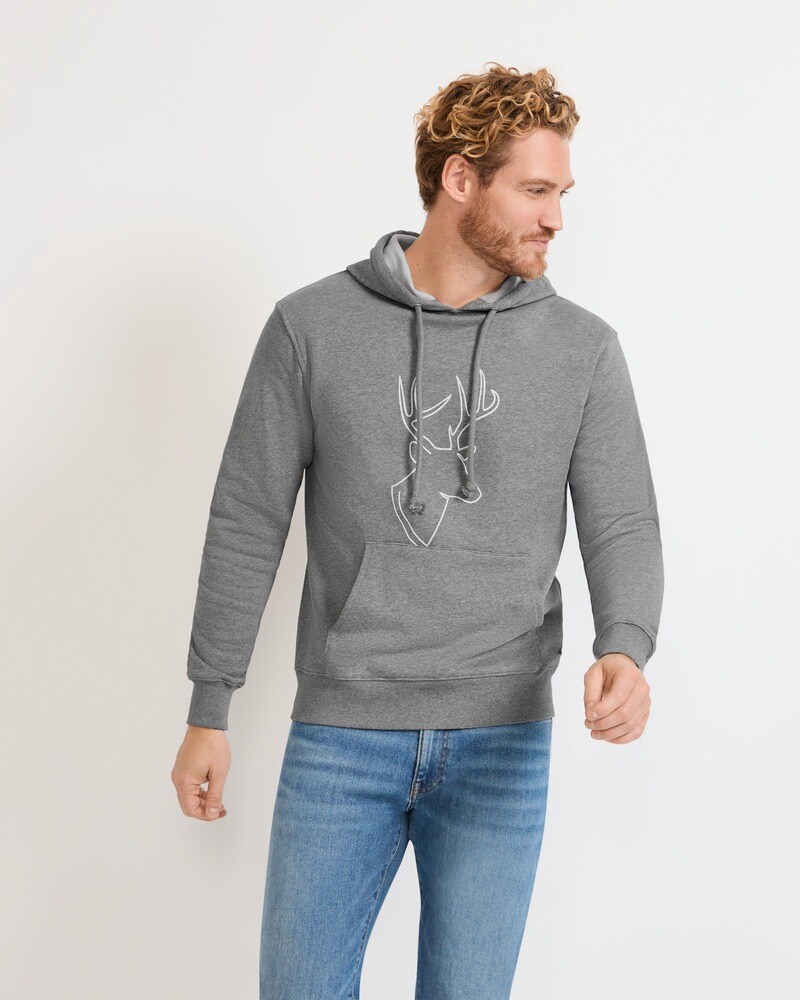Sweathoodie mit Hirschdruck, REITMAYER
