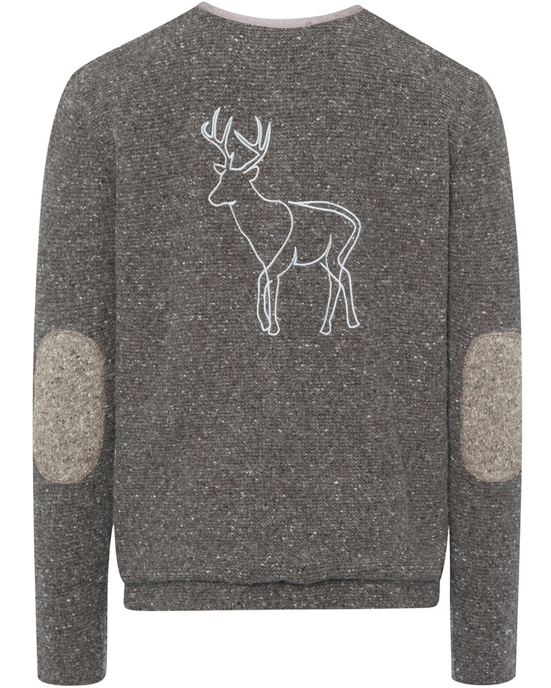 Linksstrick-Cardigan mit Rückenmotiv, REITMAYER