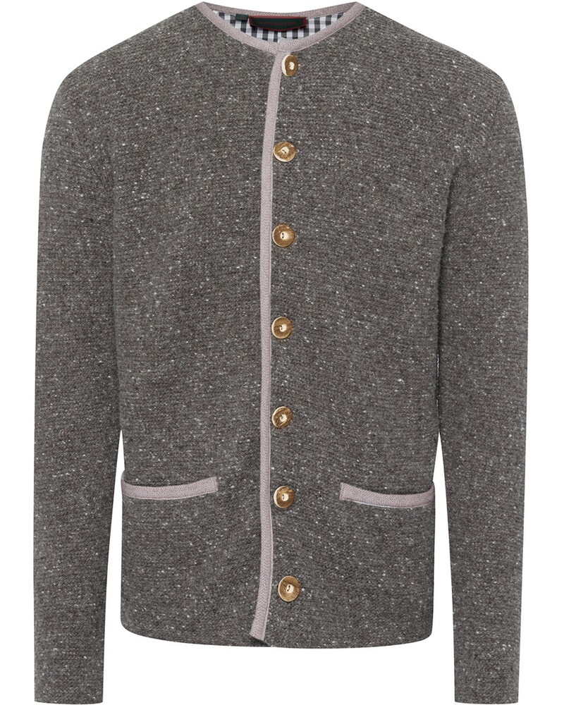 Linksstrick-Cardigan mit Rückenmotiv