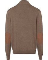 Cardigan with leather details, Highmoor
