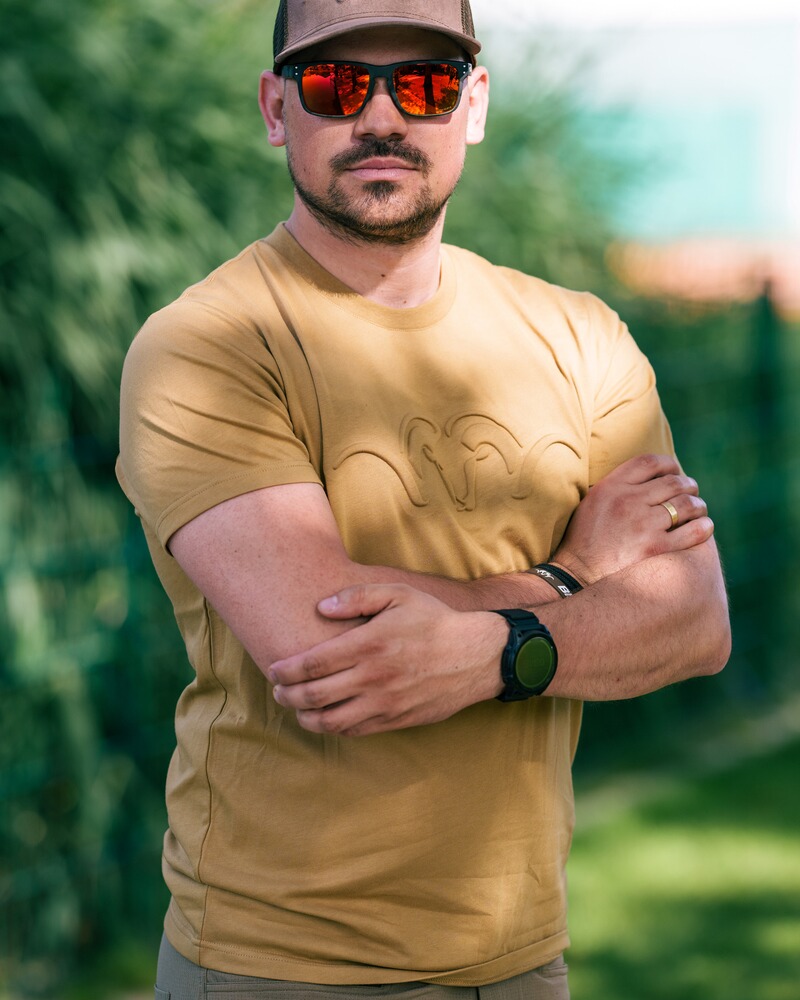 T-Shirt Argali 3D Debossed 25, Blaser Outfits