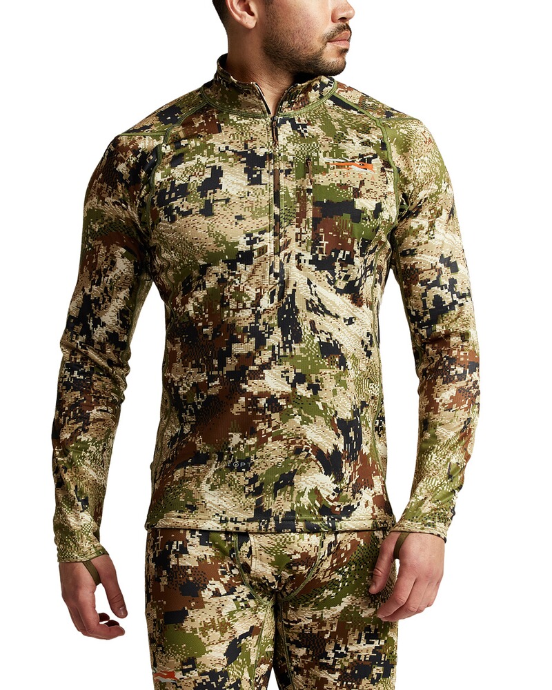 Langarmshirt Half-Zip Core Optifade Subalpine, Sitka Gear