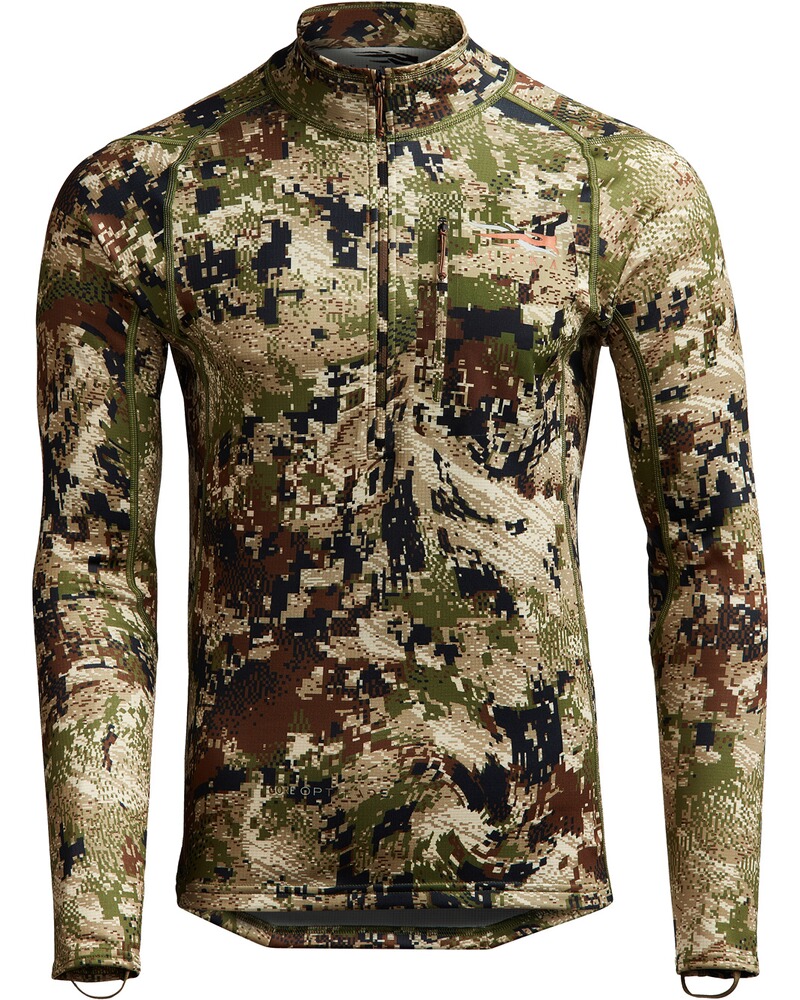 Langarmshirt Half-Zip Core Optifade Subalpine