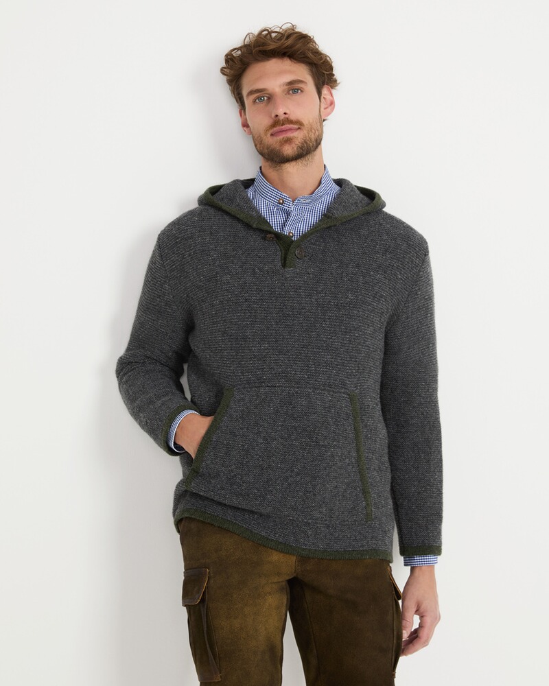 Kapuzenpullover mit Knöpfen, REITMAYER