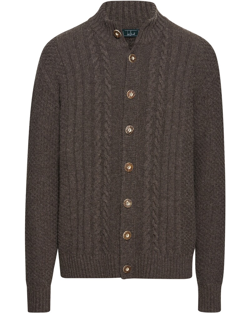 Zopfstrickjacke