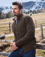 Zopfstrickjacke, Luis Steindl