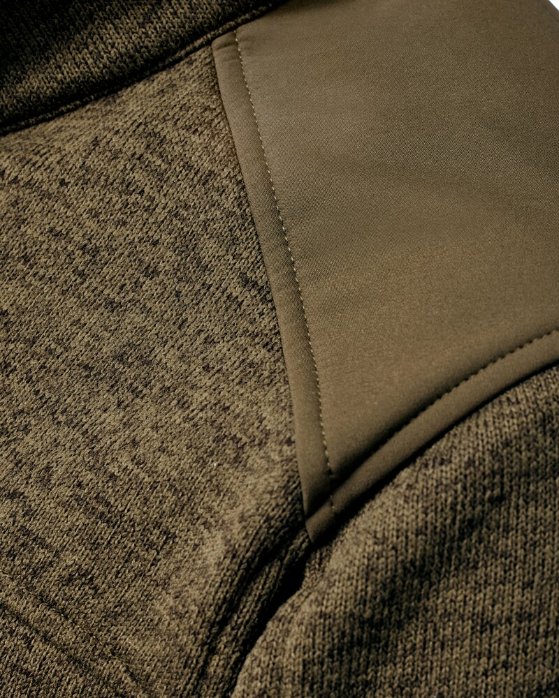 Knitted fleece jacket larch, Wald & Forst