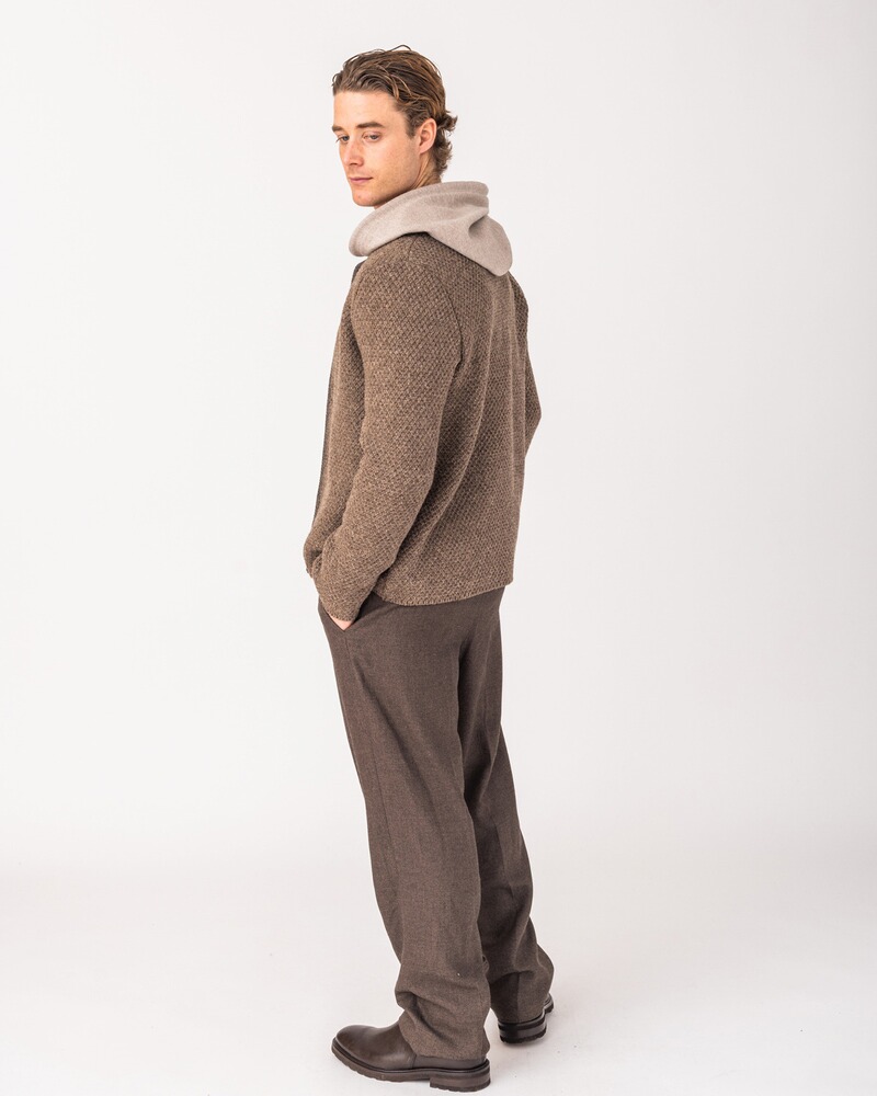 Grobstrickjacke Larus, Stapf