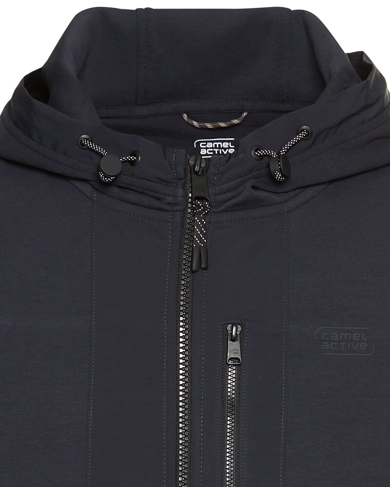 Sweatjacke mit Kapuze, camel active