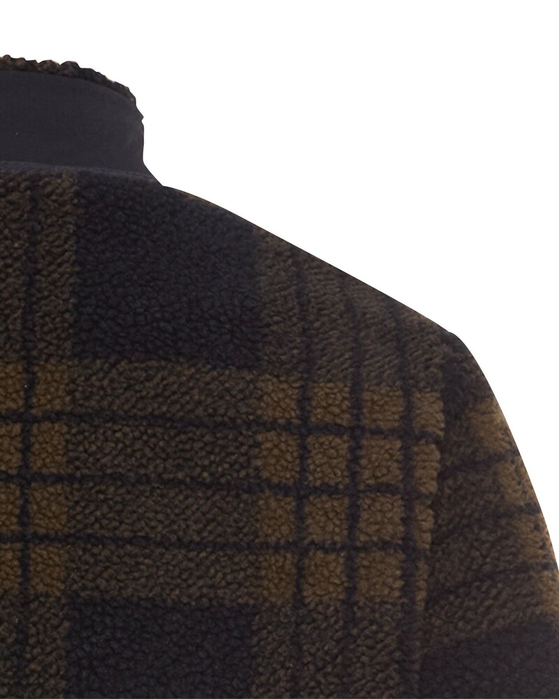 Karo-Sweatjacke, camel active
