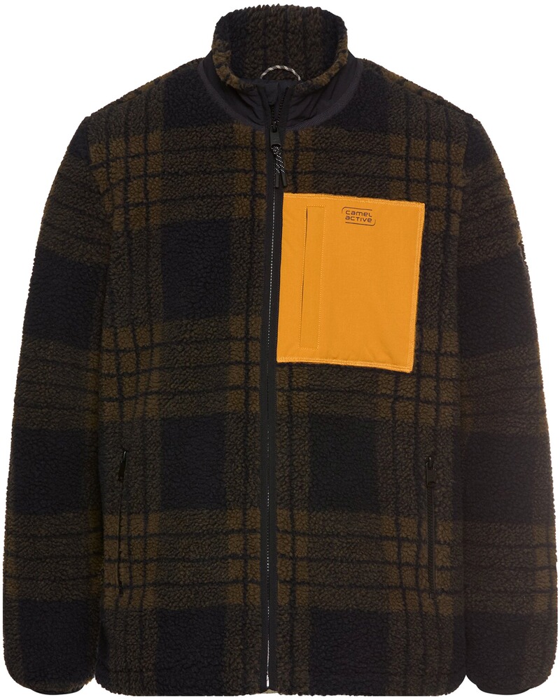 Karo-Sweatjacke