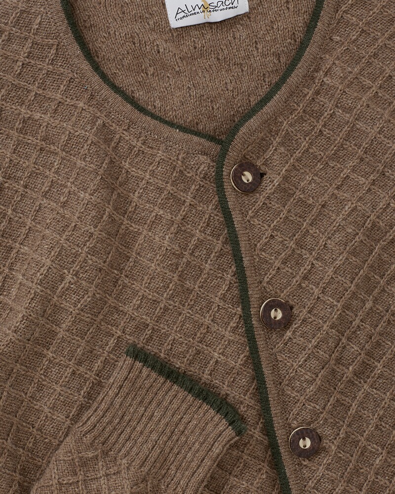 Zopfstrickjacke, Almsach