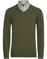 Set: V-Pullover & Karohemd, HIGHMOOR