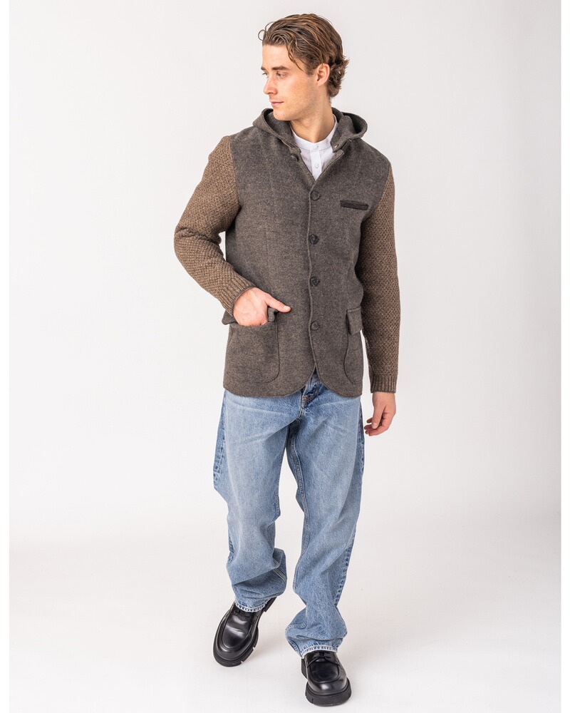 Walk-Strickjacke Berthold, Stapf