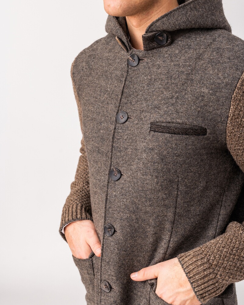 Walk-Strickjacke Berthold, Stapf